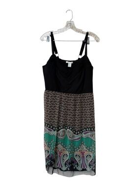 American Rag Dress 2X Boho Paisley Sleeveless Flowy Plus Size